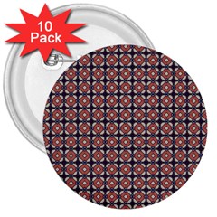 Cute Pretty Elegant Pattern 3  Buttons (10 Pack) 