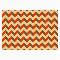 Modern Retro Chevron Patchwork Pattern  Large Glasses Cloth