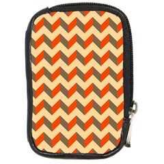 Modern Retro Chevron Patchwork Pattern  Compact Camera Cases