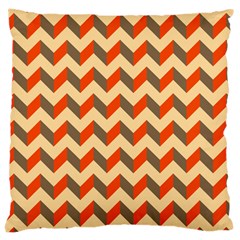 Modern Retro Chevron Patchwork Pattern  Large Cushion Cases (one Side) 