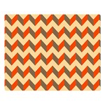 Modern Retro Chevron Patchwork Pattern  Double Sided Flano Blanket (Large)  80 x60  Blanket Front