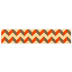 Modern Retro Chevron Patchwork Pattern  Flano Scarf (small)  by GardenOfOphir