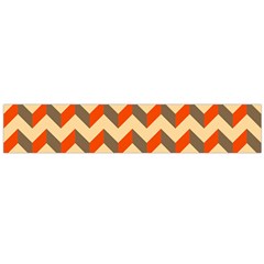 Modern Retro Chevron Patchwork Pattern  Flano Scarf (large)  by GardenOfOphir