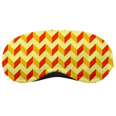 Modern Retro Chevron Patchwork Pattern  Sleeping Masks