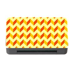 Modern Retro Chevron Patchwork Pattern  Memory Card Reader With Cf by GardenOfOphir