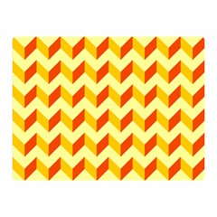 Modern Retro Chevron Patchwork Pattern  Double Sided Flano Blanket (mini) 