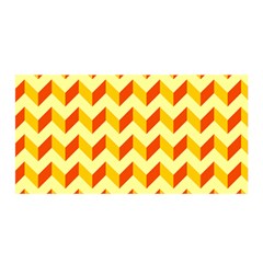 Modern Retro Chevron Patchwork Pattern  Satin Wrap