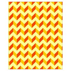 Modern Retro Chevron Patchwork Pattern  Drawstring Bag (small)