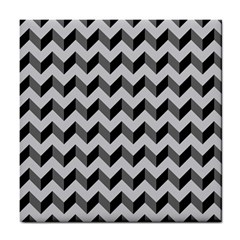 Modern Retro Chevron Patchwork Pattern  Tile Coasters