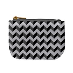 Modern Retro Chevron Patchwork Pattern  Mini Coin Purses by GardenOfOphir