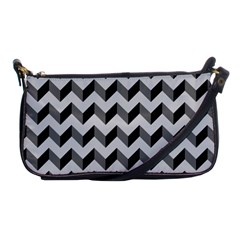 Modern Retro Chevron Patchwork Pattern  Shoulder Clutch Bags