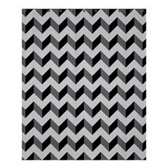 Modern Retro Chevron Patchwork Pattern  Shower Curtain 60  X 72  (medium) 