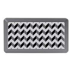 Modern Retro Chevron Patchwork Pattern  Memory Card Reader (mini)