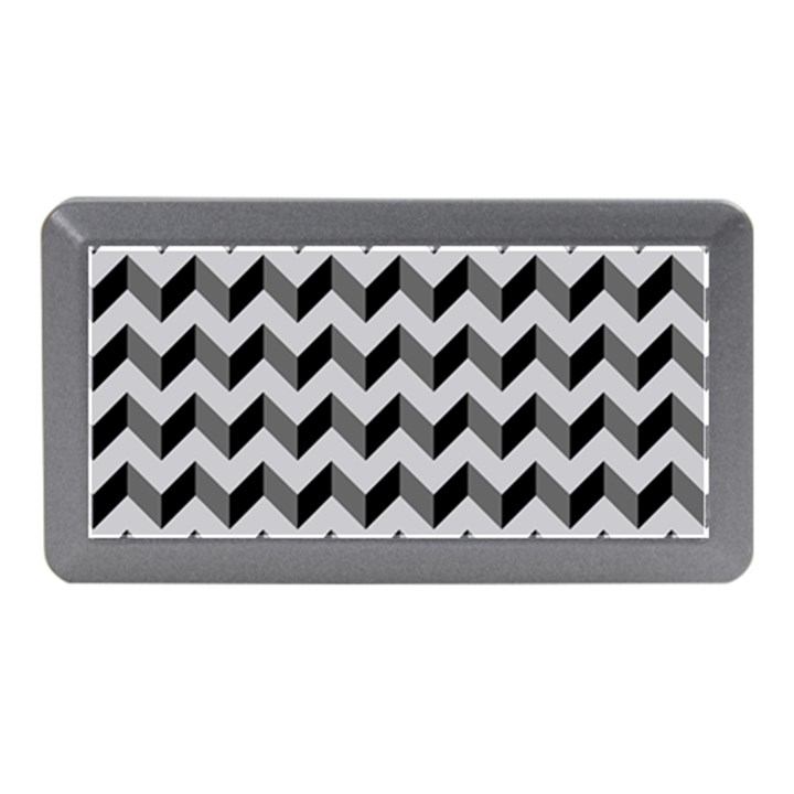 Modern Retro Chevron Patchwork Pattern  Memory Card Reader (Mini)