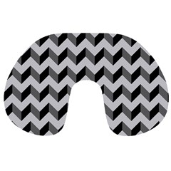 Modern Retro Chevron Patchwork Pattern  Travel Neck Pillows