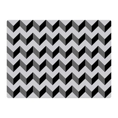 Modern Retro Chevron Patchwork Pattern  Double Sided Flano Blanket (mini) 