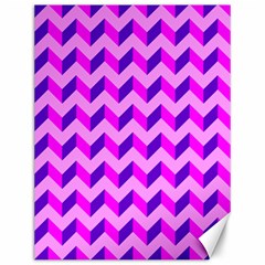 Modern Retro Chevron Patchwork Pattern Canvas 12  X 16   by GardenOfOphir