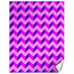 Modern Retro Chevron Patchwork Pattern Canvas 18  X 24  