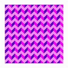 Modern Retro Chevron Patchwork Pattern Medium Glasses Cloth (2-side)