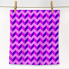 Modern Retro Chevron Patchwork Pattern Face Towel by GardenOfOphir