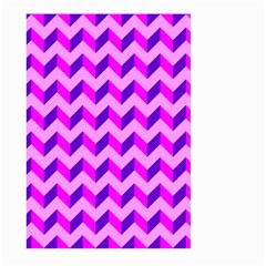 Modern Retro Chevron Patchwork Pattern Large Garden Flag (two Sides)