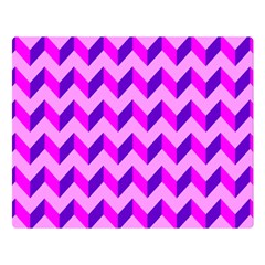 Modern Retro Chevron Patchwork Pattern Double Sided Flano Blanket (large) 