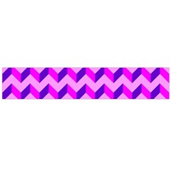 Modern Retro Chevron Patchwork Pattern Flano Scarf (large)  by GardenOfOphir