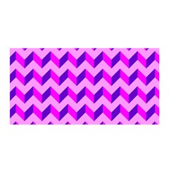 Modern Retro Chevron Patchwork Pattern Satin Wrap