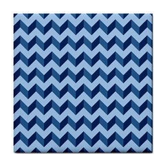 Modern Retro Chevron Patchwork Pattern Tile Coasters by GardenOfOphir