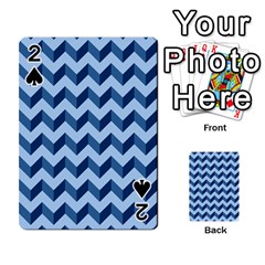 Modern Retro Chevron Patchwork Pattern Playing Cards 54 Designs  by GardenOfOphir