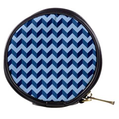 Modern Retro Chevron Patchwork Pattern Mini Makeup Bags