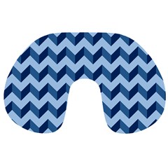 Modern Retro Chevron Patchwork Pattern Travel Neck Pillows