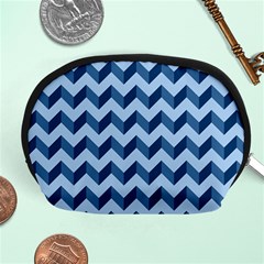 Modern Retro Chevron Patchwork Pattern Accessory Pouches (medium) 