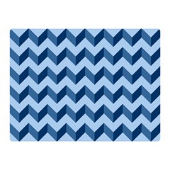 Modern Retro Chevron Patchwork Pattern Double Sided Flano Blanket (mini) 