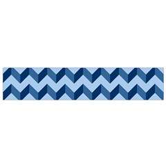 Modern Retro Chevron Patchwork Pattern Flano Scarf (small) 