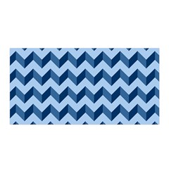 Modern Retro Chevron Patchwork Pattern Satin Wrap