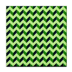 Modern Retro Chevron Patchwork Pattern Face Towel by GardenOfOphir