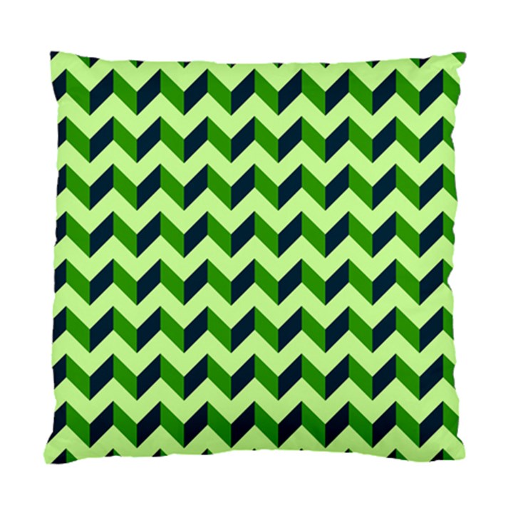 Modern Retro Chevron Patchwork Pattern Standard Cushion Case (One Side) 