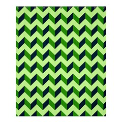 Modern Retro Chevron Patchwork Pattern Shower Curtain 60  X 72  (medium) 