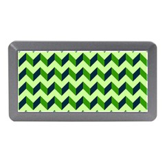 Modern Retro Chevron Patchwork Pattern Memory Card Reader (mini)