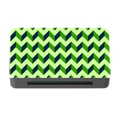 Modern Retro Chevron Patchwork Pattern Memory Card Reader With Cf