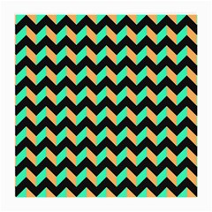 Modern Retro Chevron Patchwork Pattern Medium Glasses Cloth