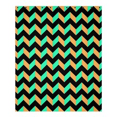 Modern Retro Chevron Patchwork Pattern Shower Curtain 60  X 72  (medium) 