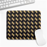 Modern Retro Chevron Patchwork Pattern Large Mousepads Front