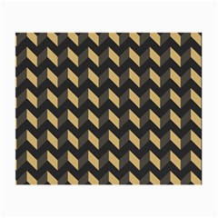 Modern Retro Chevron Patchwork Pattern Small Glasses Cloth