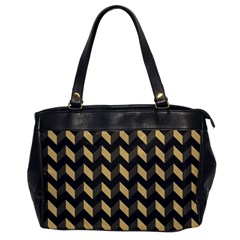 Modern Retro Chevron Patchwork Pattern Office Handbags