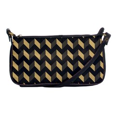 Modern Retro Chevron Patchwork Pattern Shoulder Clutch Bags