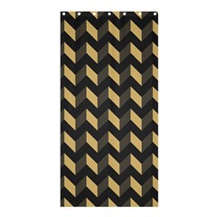 Modern Retro Chevron Patchwork Pattern Shower Curtain 36  X 72  (stall) 