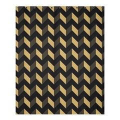 Modern Retro Chevron Patchwork Pattern Shower Curtain 60  X 72  (medium) 