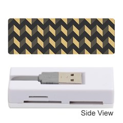 Modern Retro Chevron Patchwork Pattern Memory Card Reader (stick) 